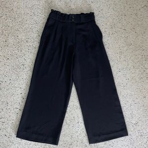 H&M high-waist, wide-leg dress pants